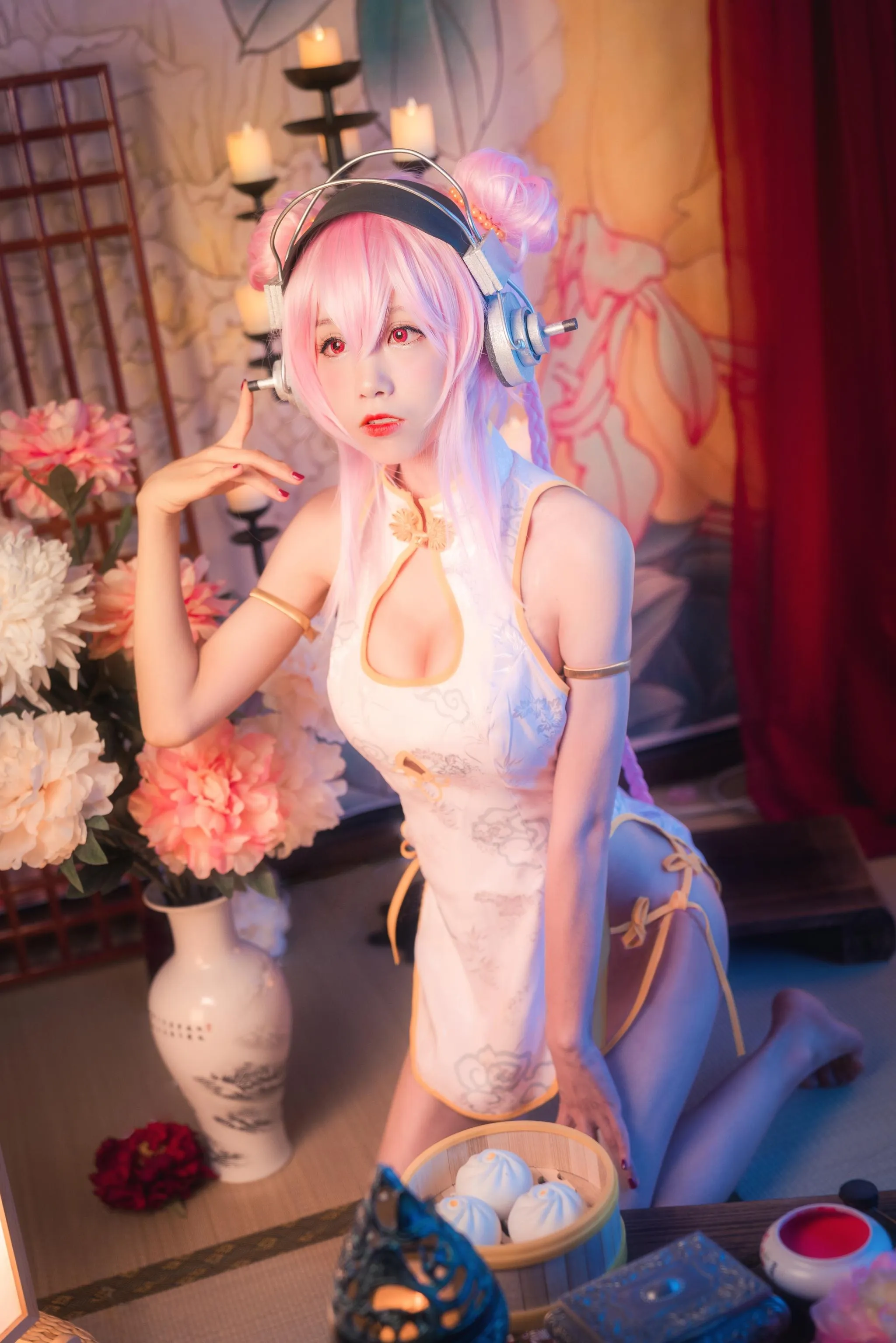 水淼 – NO.24 索尼子 旗袍 内景 [9P]插图5